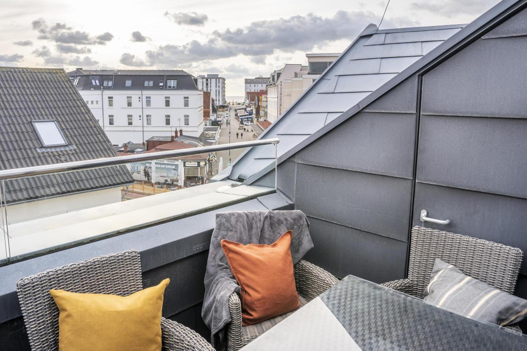 Inselloft Wohnung 5 Borkum Bagian luar foto