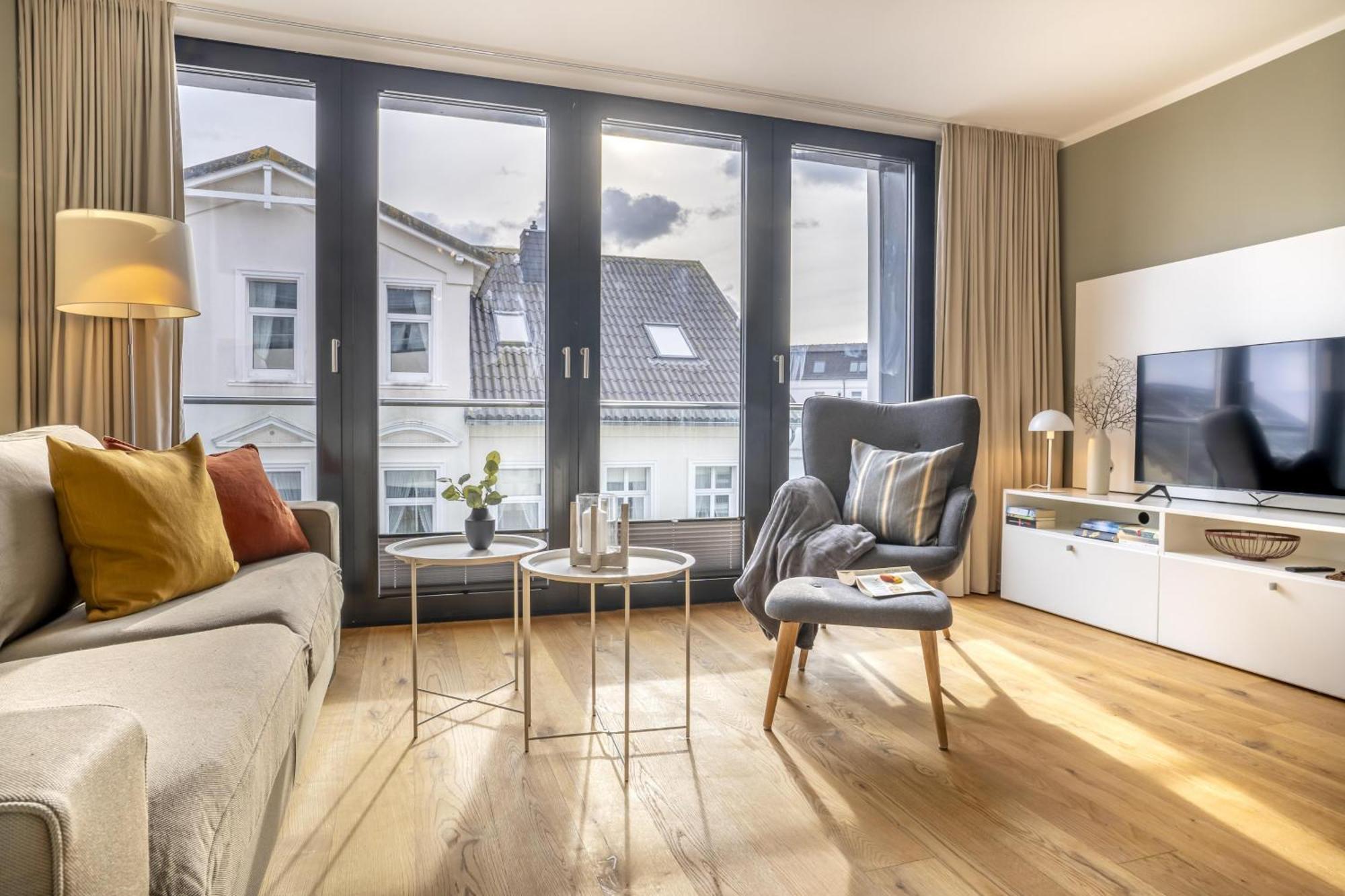 Inselloft Wohnung 5 Borkum Bagian luar foto